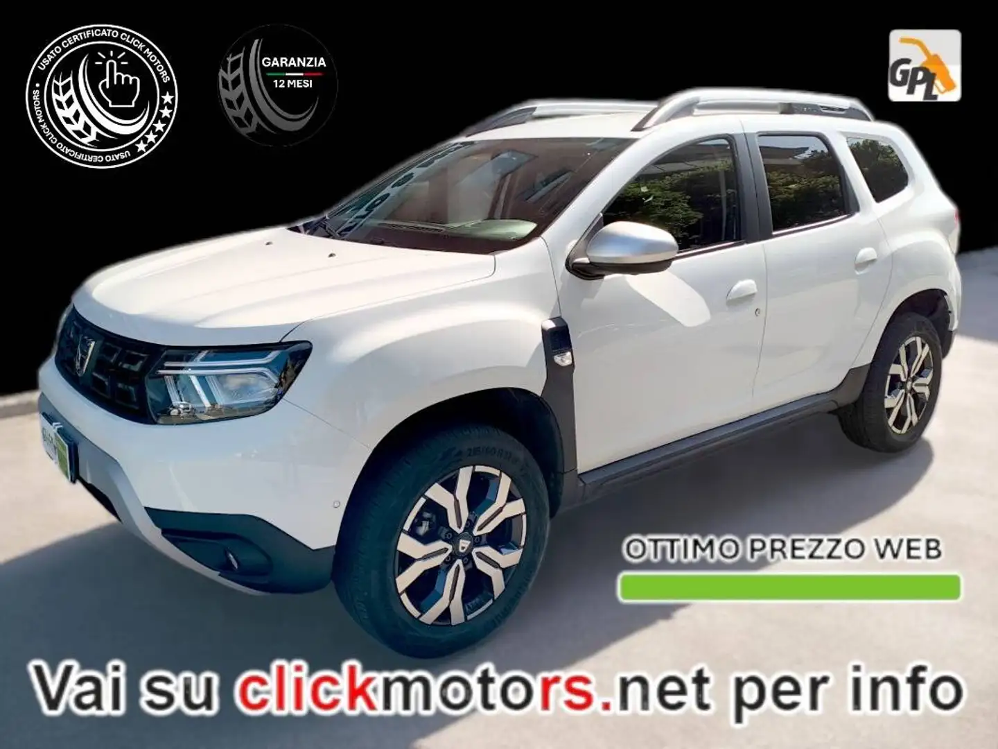 Dacia Duster Duster II 2022- 1.0 tce Prestige Gpl 4x2 100cv Bianco - 1