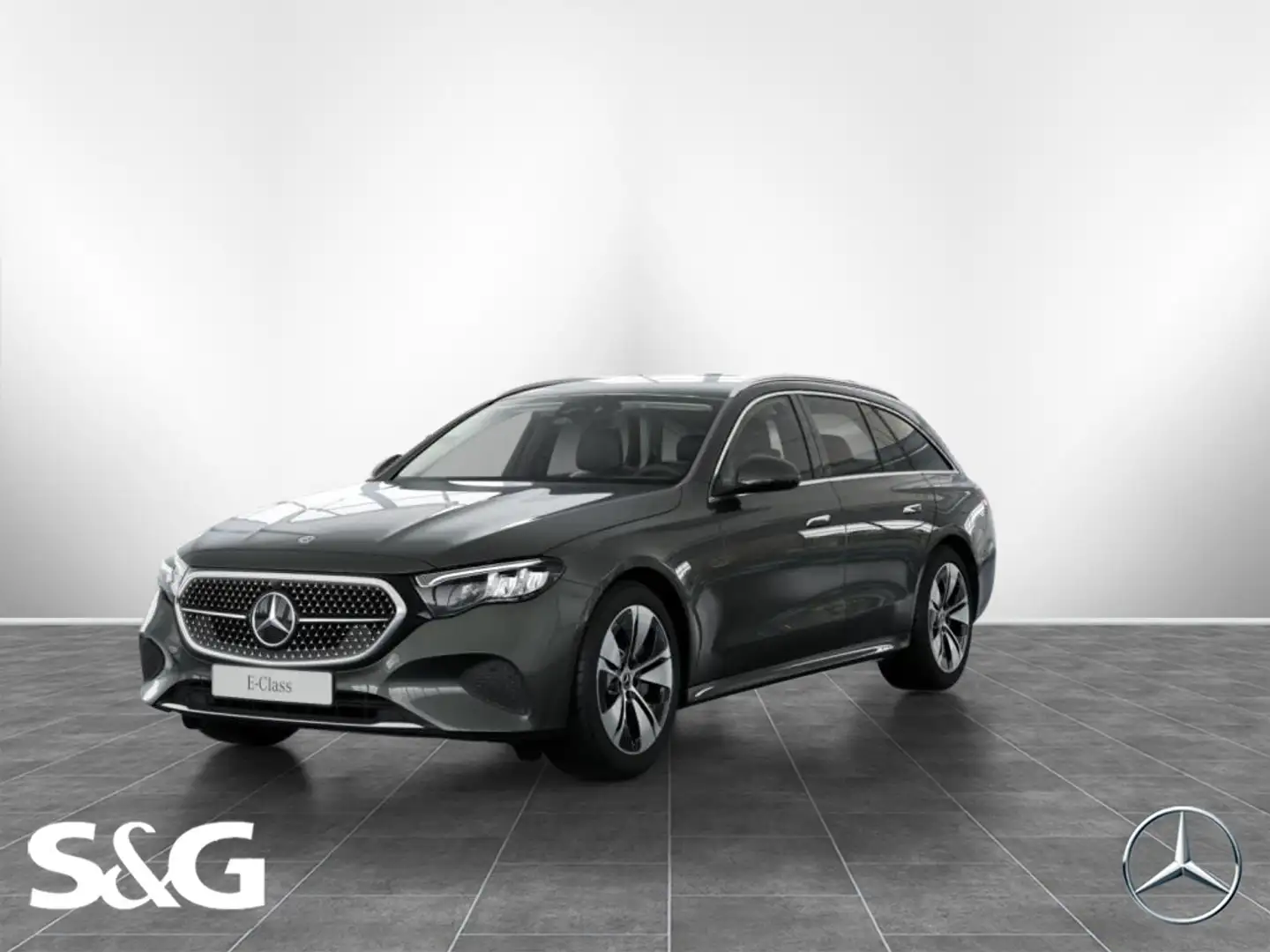 Mercedes-Benz E 300 e T DISTRO+TOTWINKEL+KAMERA+CARPLAY+LED+19 Gris - 1