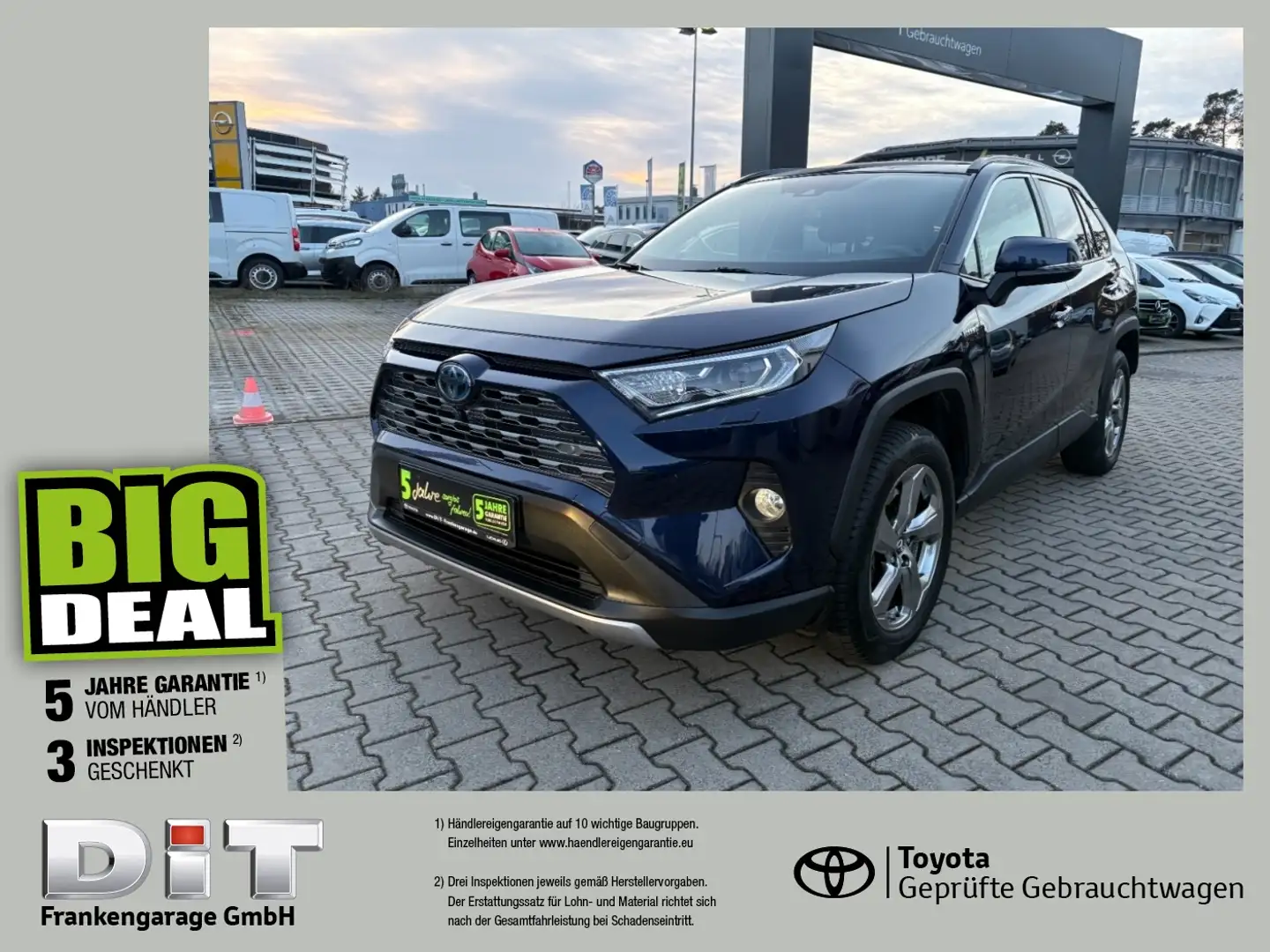 Toyota RAV 4 2.5 VVT-i Hybrid Lounge Navi, Kamera, LED Blauw - 1