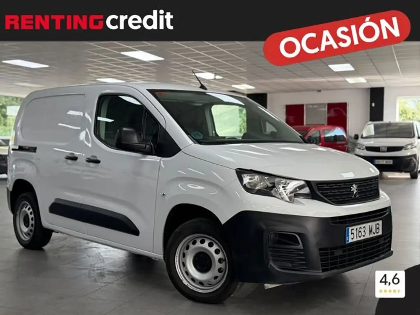 Peugeot Partner Standard 1000kg BlueHDi 73kW Blanco - 1