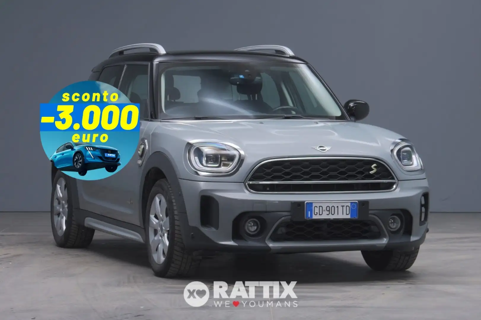 MINI Cooper SE Countryman 1.5 Hybrid Business ALL4 Auto siva - 1