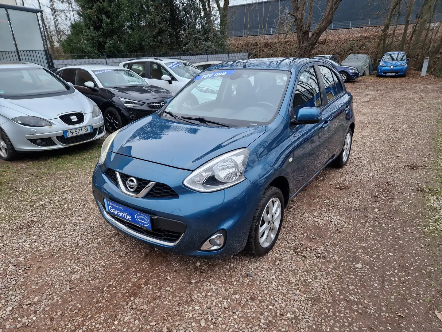 Nissan Micra 1.2 Klimatro 90Tkm ESP Tempom Scheckh Alu Blau - 1