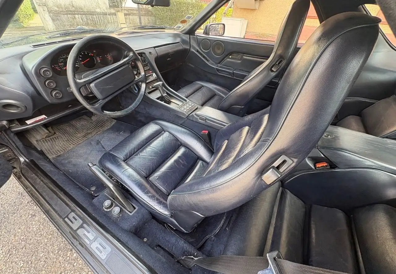 Porsche 928 s4 v8 320cv bva restauration complete origine clim siege electrique toit ouvrant garantie 6 mois, foto 6