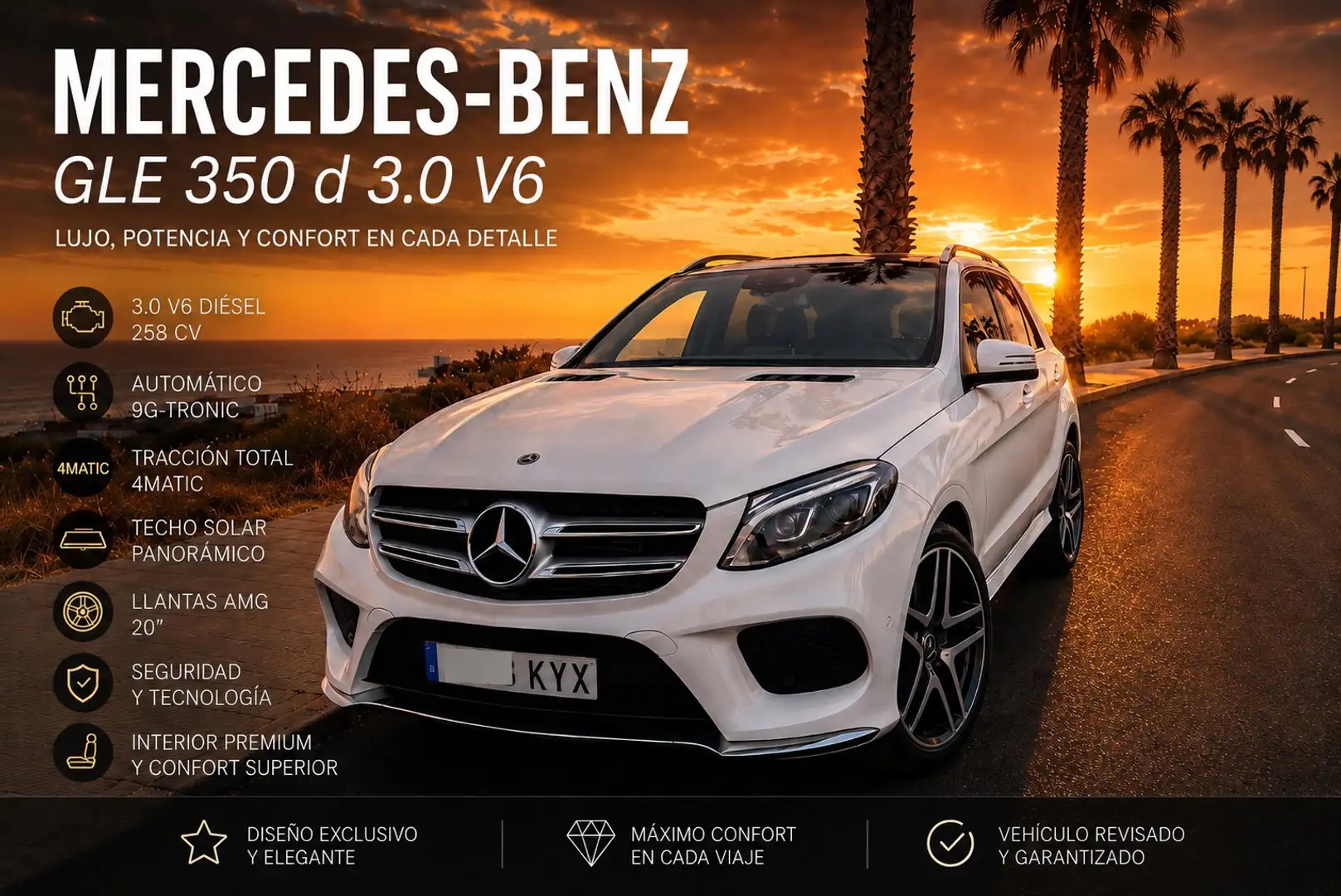 Mercedes-Benz GLE 350 350d 4Matic Aut. Blanco - 1