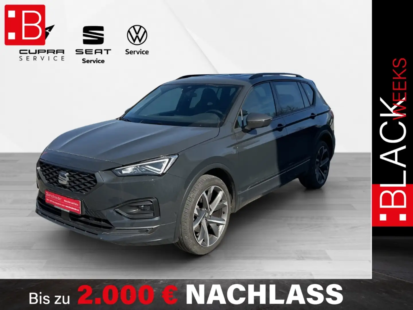 SEAT Tarraco 2.0 TDI 4Drive DSG FR AHK FaPa L DCC LED Navi Beat Grijs - 1