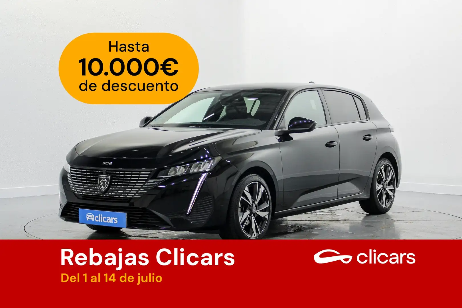 Peugeot 308 1.2 PureTech S&S Allure EAT8 130 Noir - 1