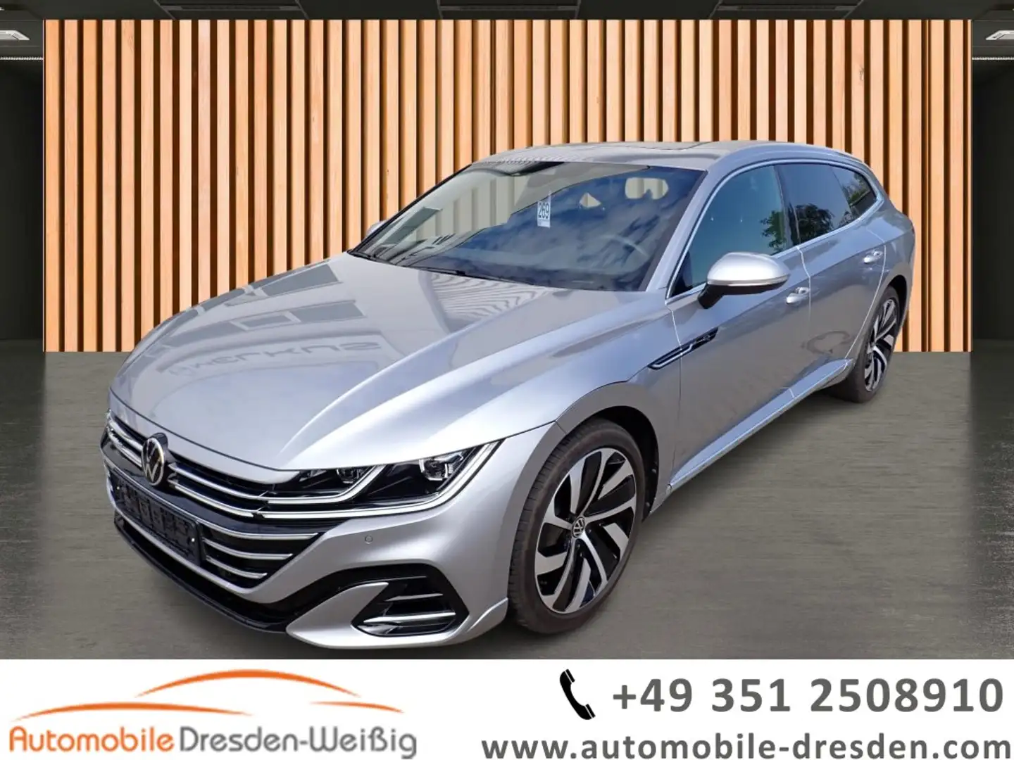 Volkswagen Arteon 2.0 TSI DSG R-Line*Pano* Silber - 1