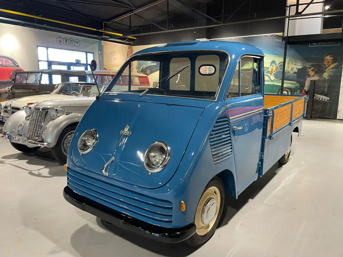 Autres Auto Union DKW F 89-L Schnellaster Bleu - 1