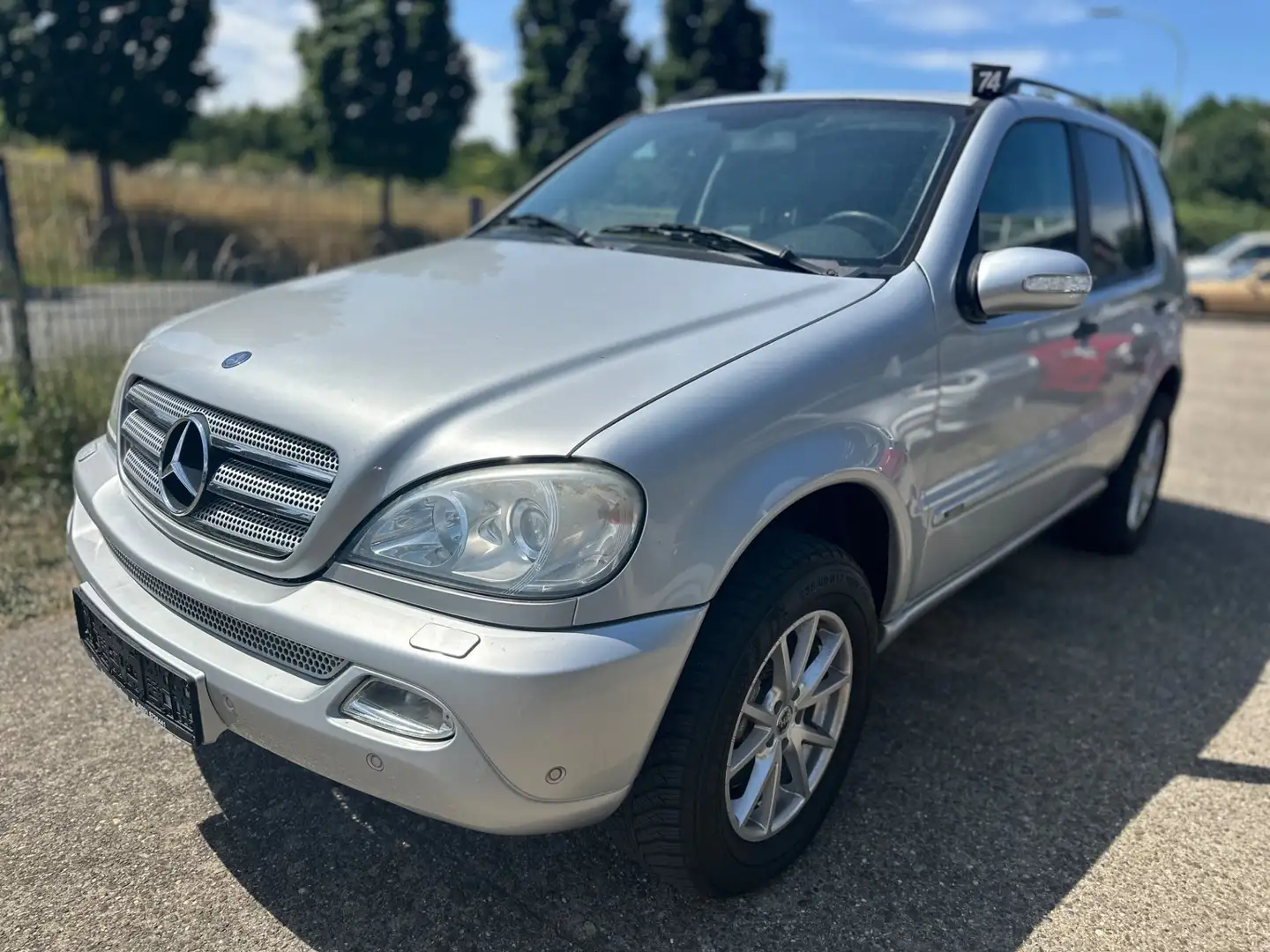 Mercedes-Benz ML 350 INSPIRATION*AHK*3,7l*NAVI*VOLLLEDER*KLIMAUT. Argent - 1