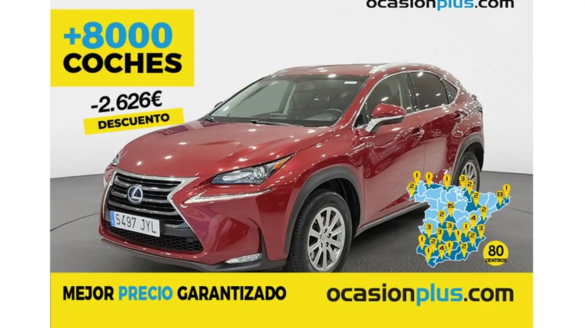 Lexus NX 300 300h Business 2WD Rood - 1