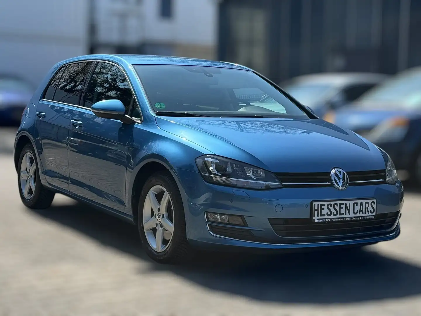 Volkswagen Golf 7 Highline BMT Azul - 2