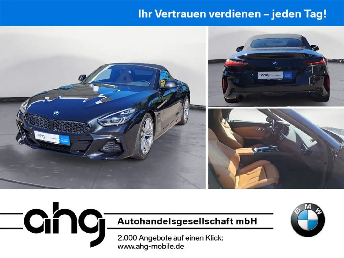 BMW Z4 sDrive30i Cabrio M SPORT | LED | Garantie Schwarz - 1