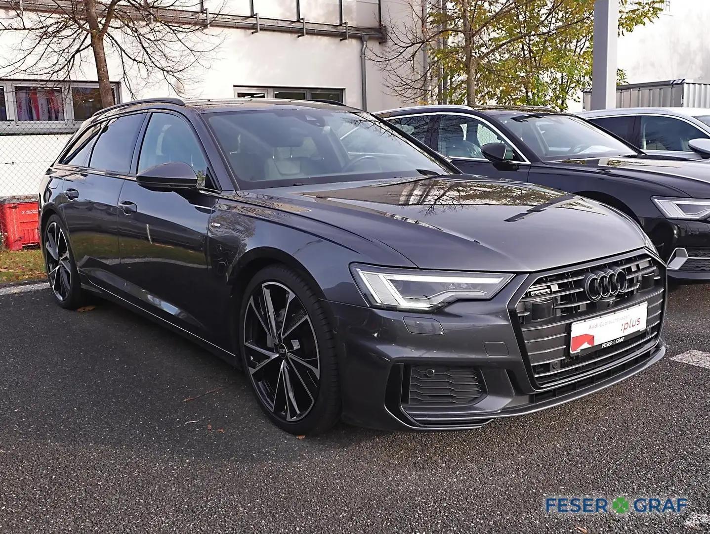 Audi A6 Avant S line 40 TDI quattro Matrix 360° AHK Sthz. Grigio - 2