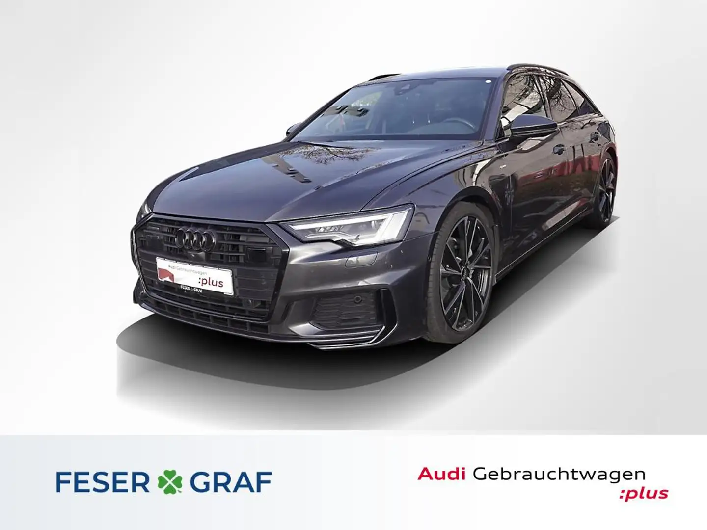 Audi A6 Avant S line 40 TDI quattro Matrix 360° AHK Sthz. Grau - 1