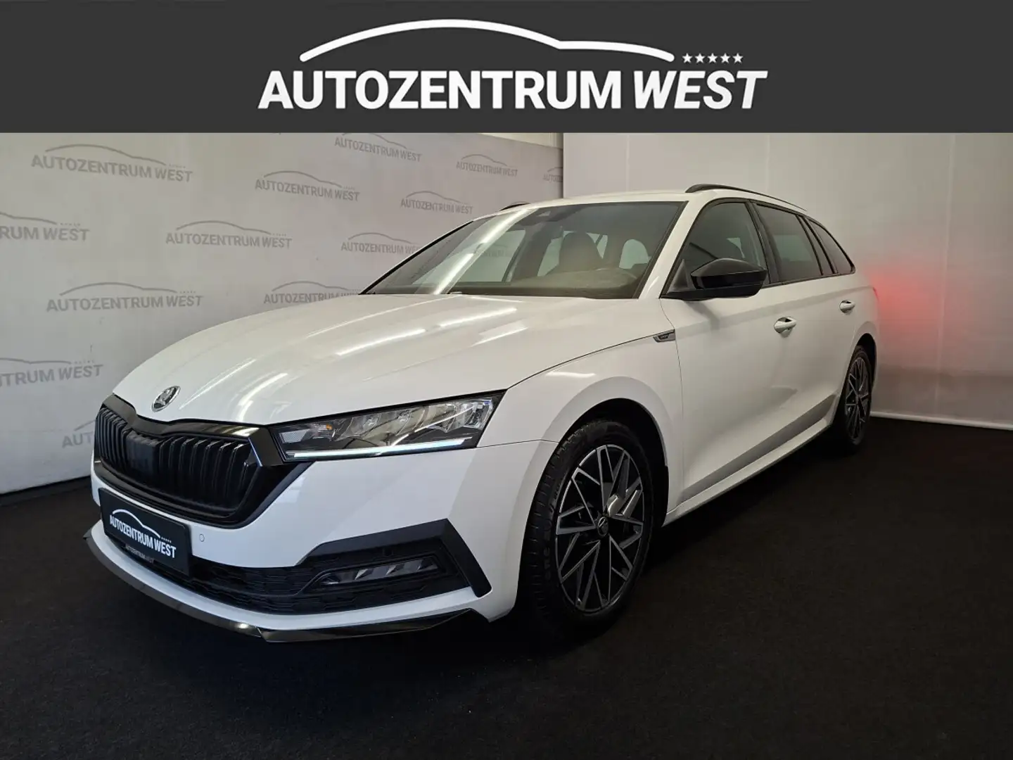 Skoda Octavia Combi 2,0 TDI *Sportline*...AHK/Kamera/Navi/SHZ Weiß - 1