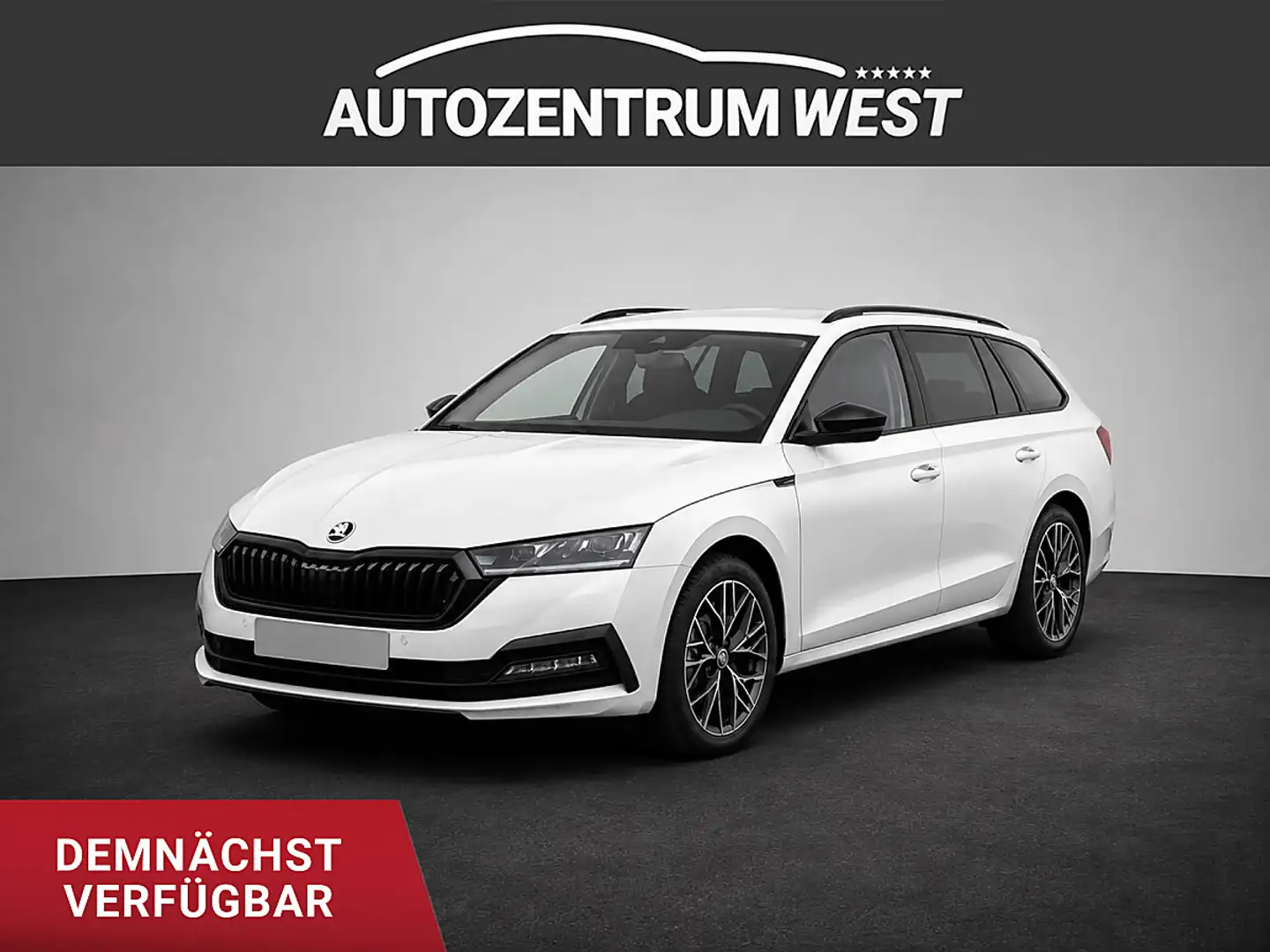 Skoda Octavia Combi 2,0 TDI *Sportline*...AHK/Kamera/Navi/SHZ Weiß - 1