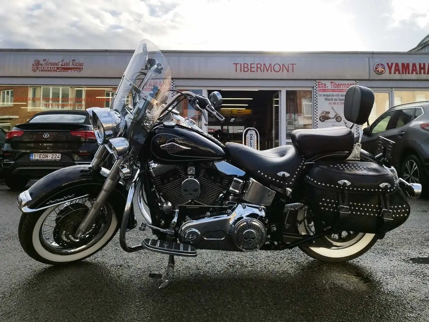 Harley-Davidson Heritage Softail L5F Zwart - 1