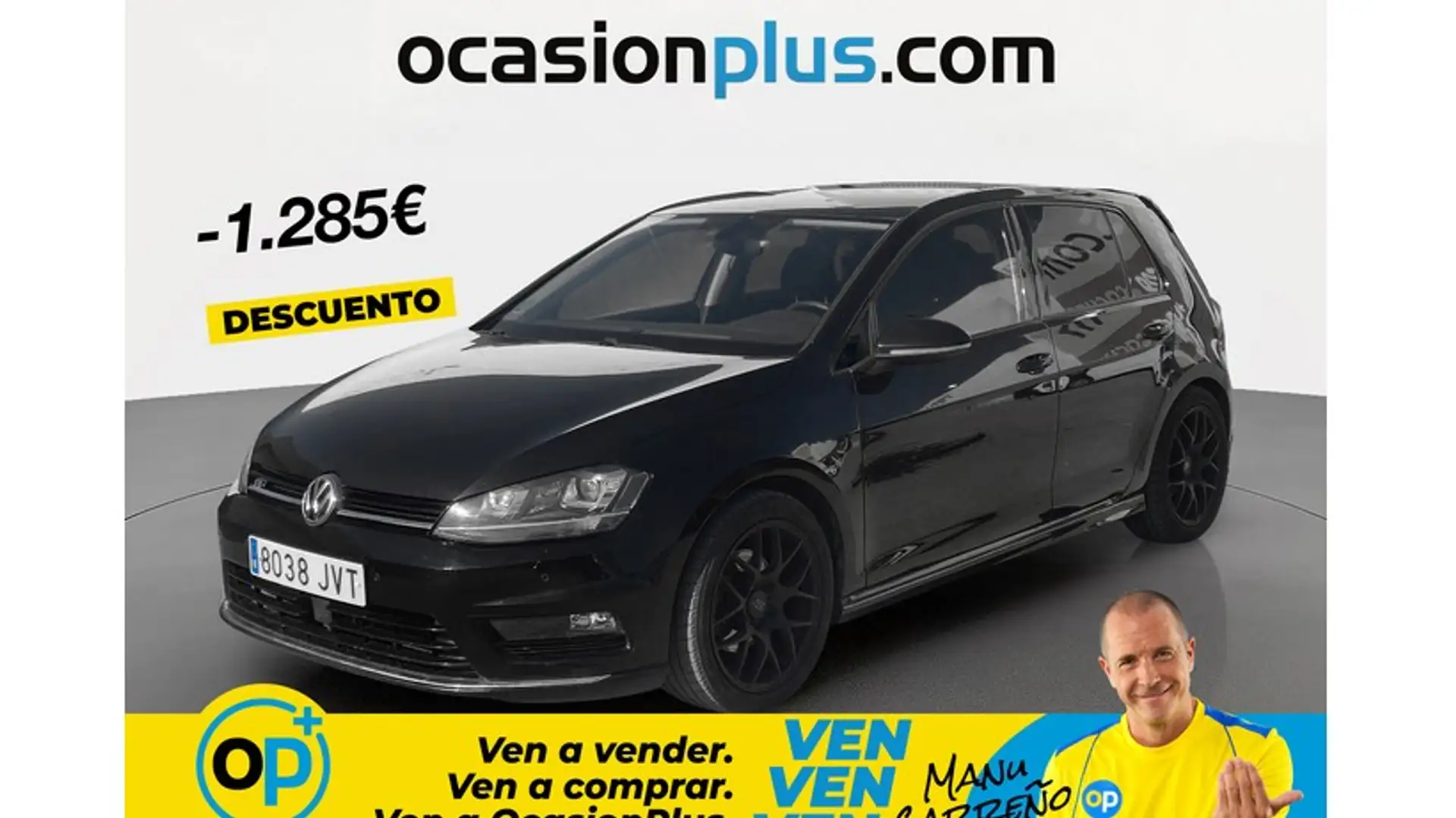 Volkswagen Golf 1.4 TSI BMT Sport 150 ACT T. DSG Negro - 1