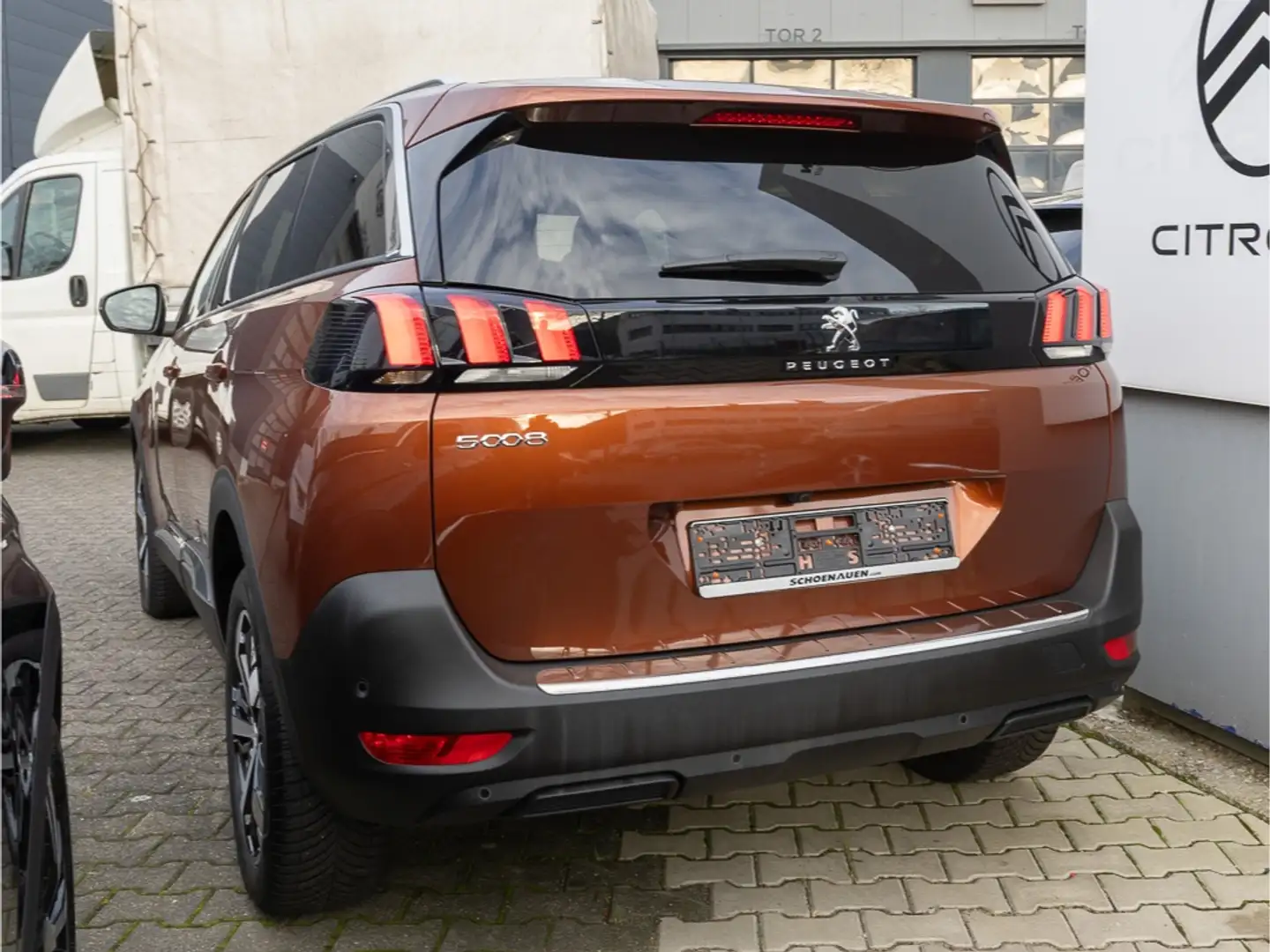 Peugeot 5008 Allure Pack PT130 EAT8 +ALLW+SHZ+RFK+NAVI++ Brun - 2