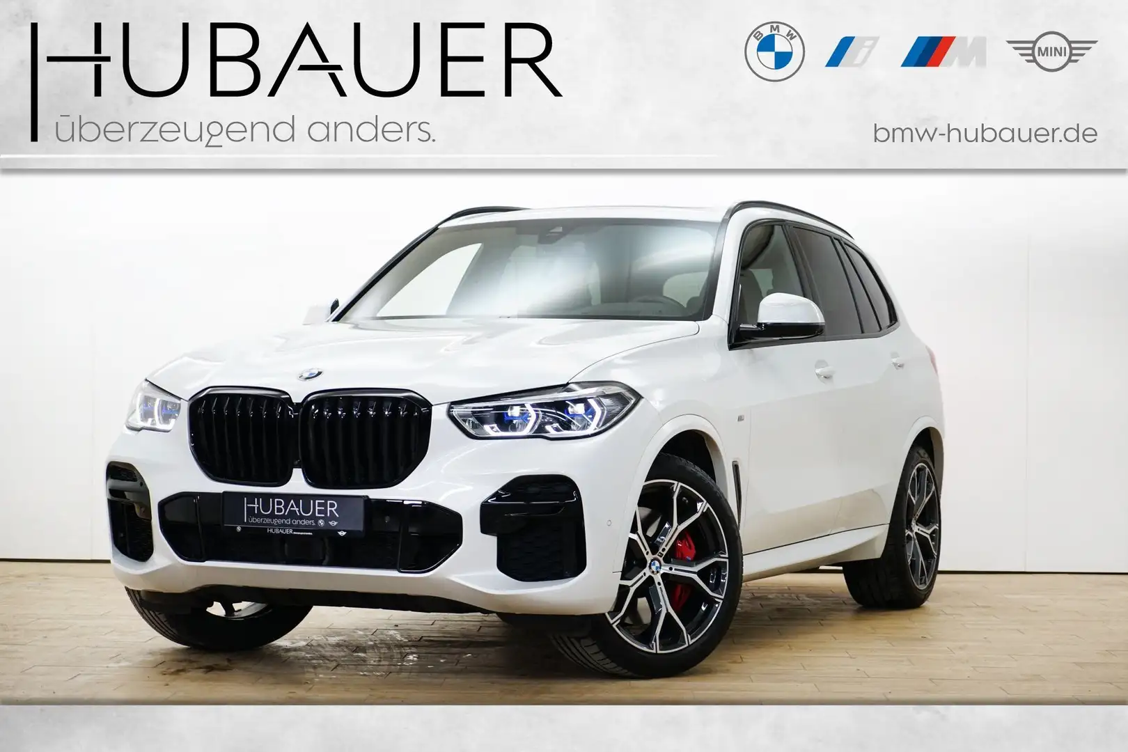 BMW X5 M 50i [Laser, Standhz., B&W Sound, AHK, ACC] Blanc - 1