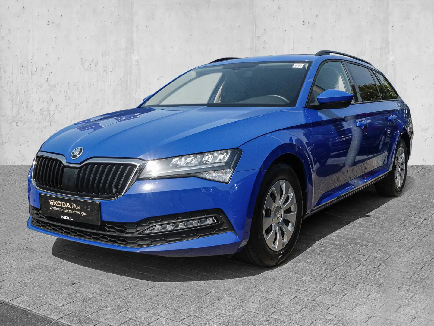 Skoda Superb Combi 2.0 TDI DSG Active navi shz Albastru - 2