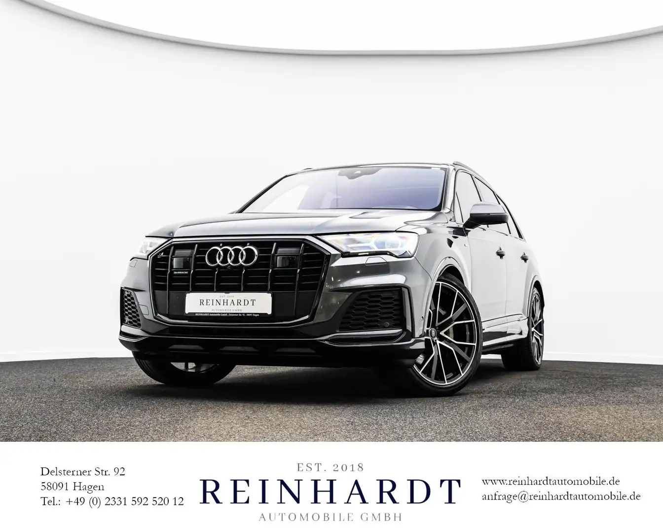 Audi Q7 55TFSi Q 2x S LINE BLACK S-SITZE/ACC/HuD/PANO Grau - 1
