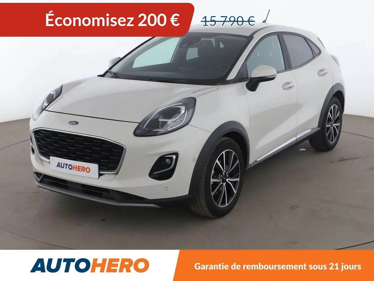 Ford Puma 1.0 EcoBoost mHEV Titanium Бежевий - 1