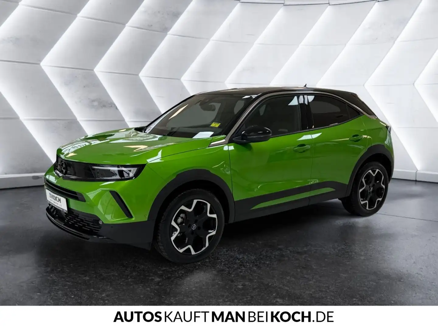 Opel Mokka 1.2 Turbo Ultimate LED R-KAM SHZ PDC LHZ ACC Groen - 2