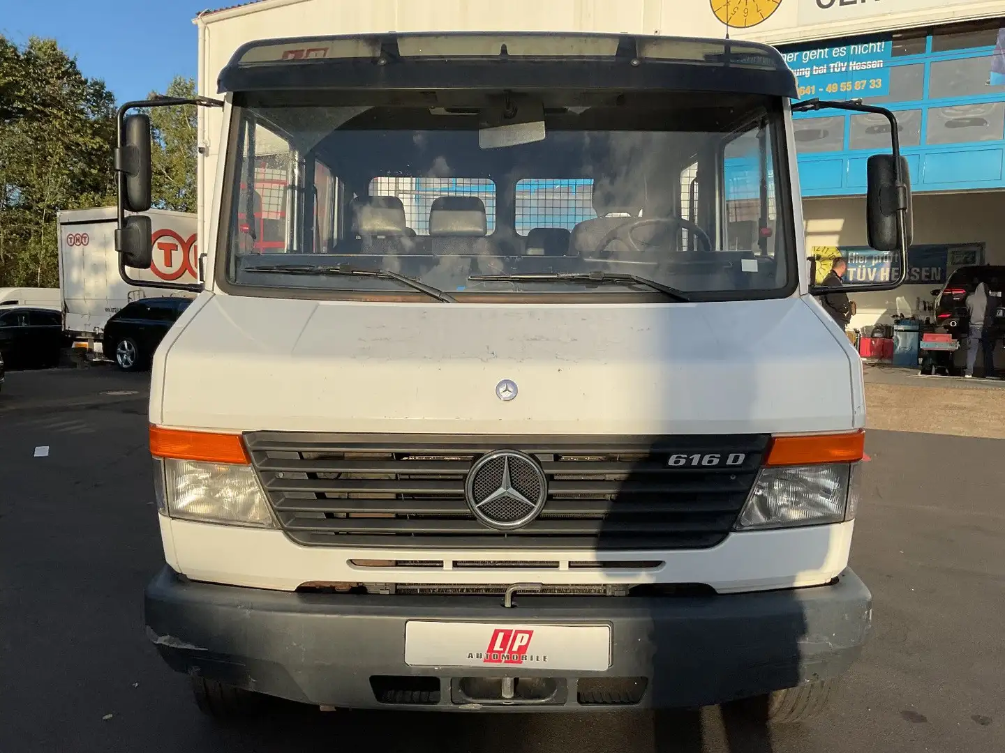 Mercedes-Benz Vario 616 D Doka Pritsche AHK 3.5 t 7 Sitzer Blanc - 2