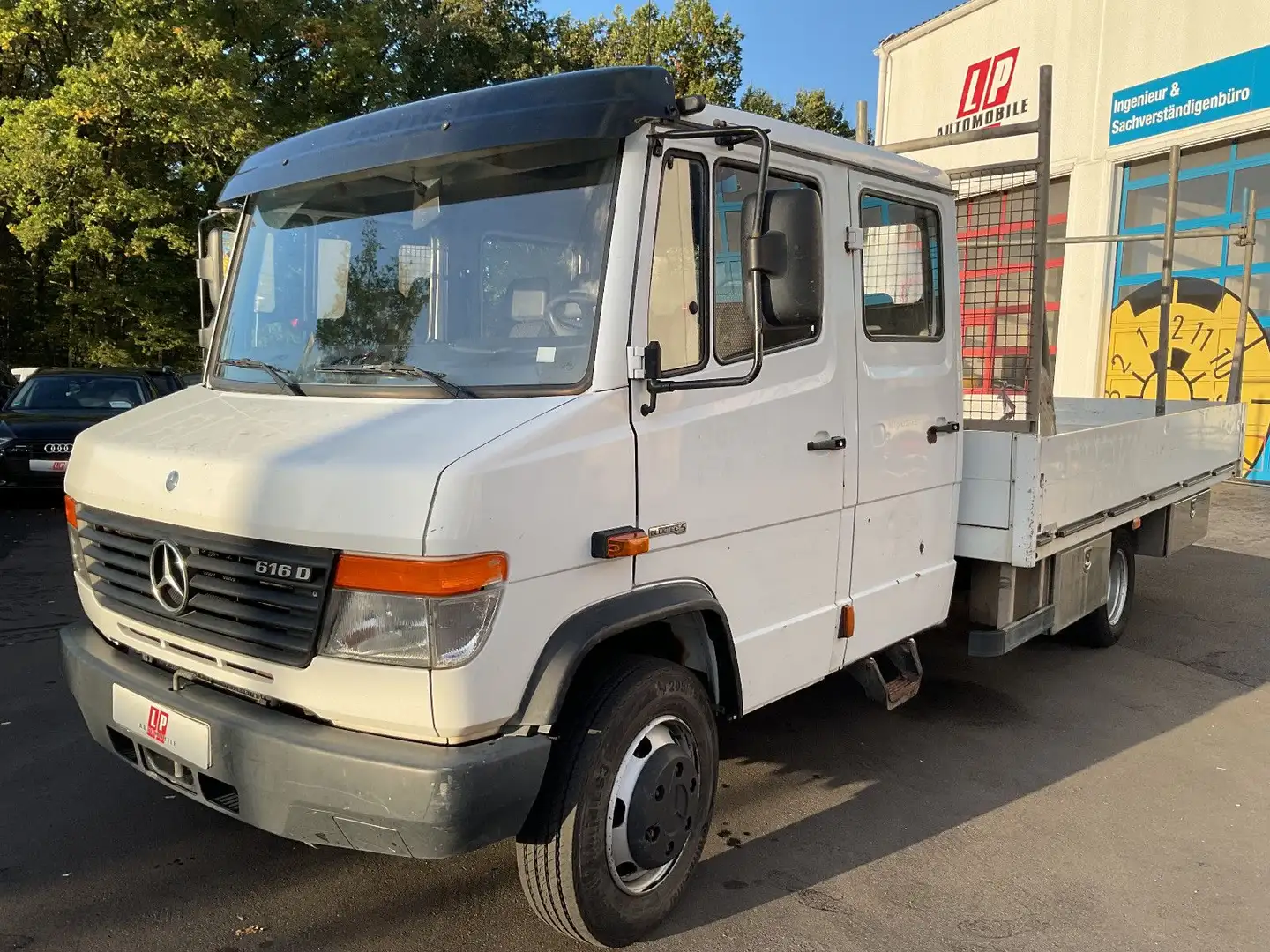 Mercedes-Benz Vario 616 D Doka Pritsche AHK 3.5 t 7 Sitzer Blanc - 1