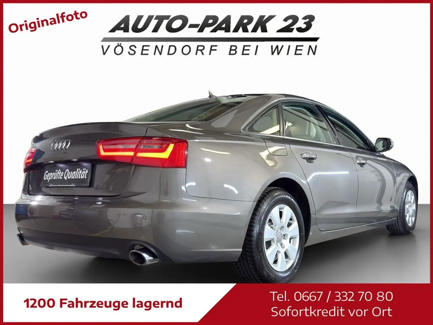 Audi A6 2,0 TFSI**NAVI*LEDER*MIT GARANTIE*WIE NEU*MOD2013 Grau - 2