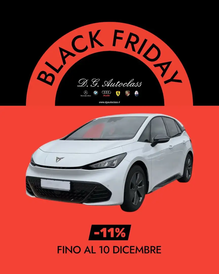 CUPRA Born 58kWh IMPULSE+ NAVI/RCAM/LED/ASSIST/MEDIA/PDC Blanc - 1