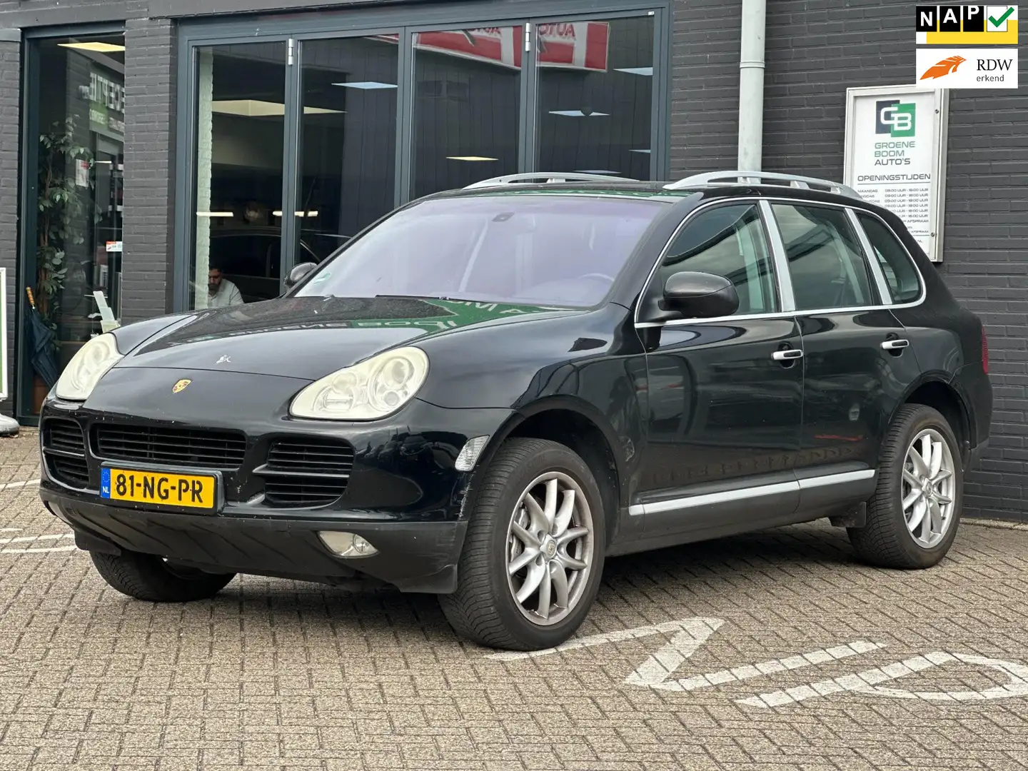 Porsche Cayenne 4.5 S/PANO-DAK/LEDER/YONGTIMMER/AIRCO/NAP!! Schwarz - 1