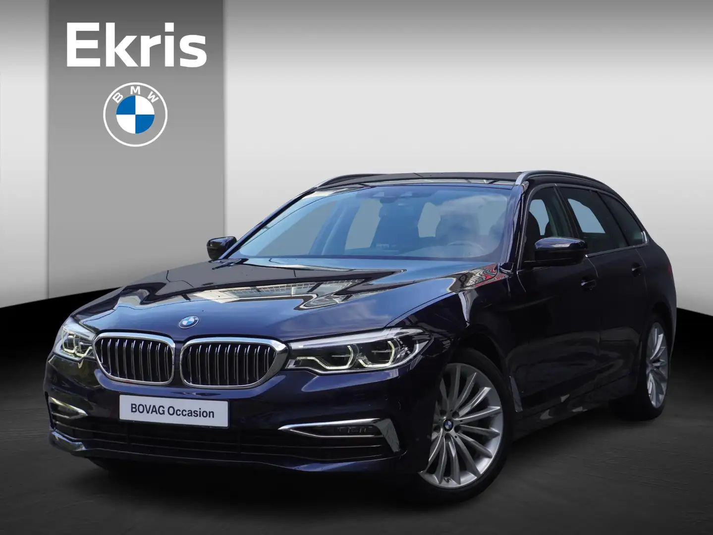 BMW 520 5 Serie Touring 520i High Executive | Verwarmde st Bleu - 1