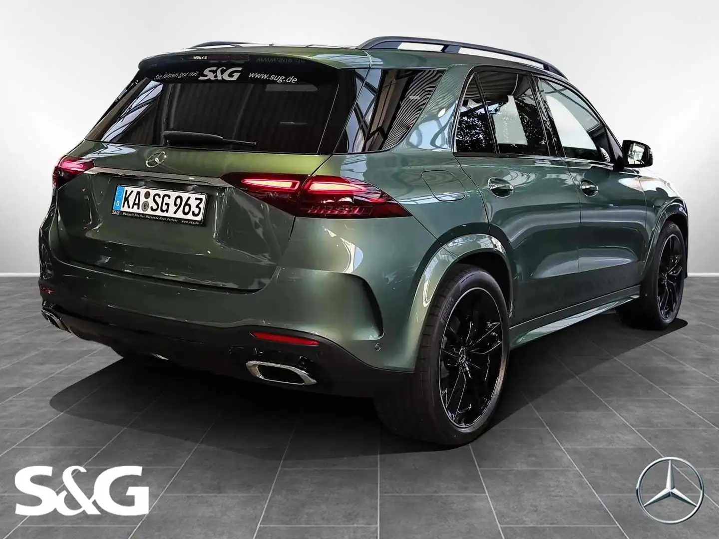 Mercedes-Benz GLE 450 d 4M AMG MBUX+360°+M-LED+AHK+Pano+Distro zelena - 2