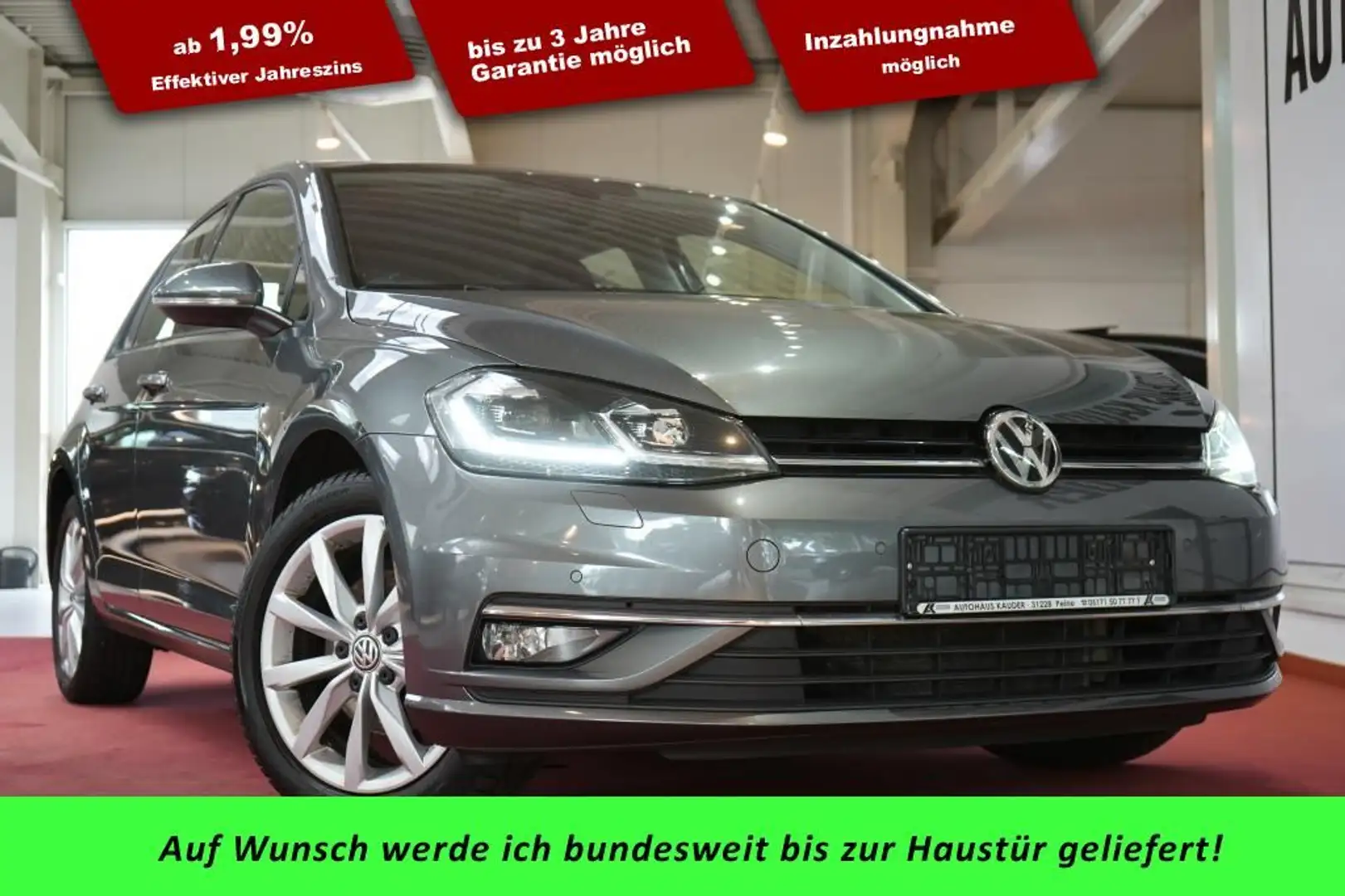 Volkswagen Golf 1.4 TSI DSG Highline *Navi*Kamera*LED* Grau - 1