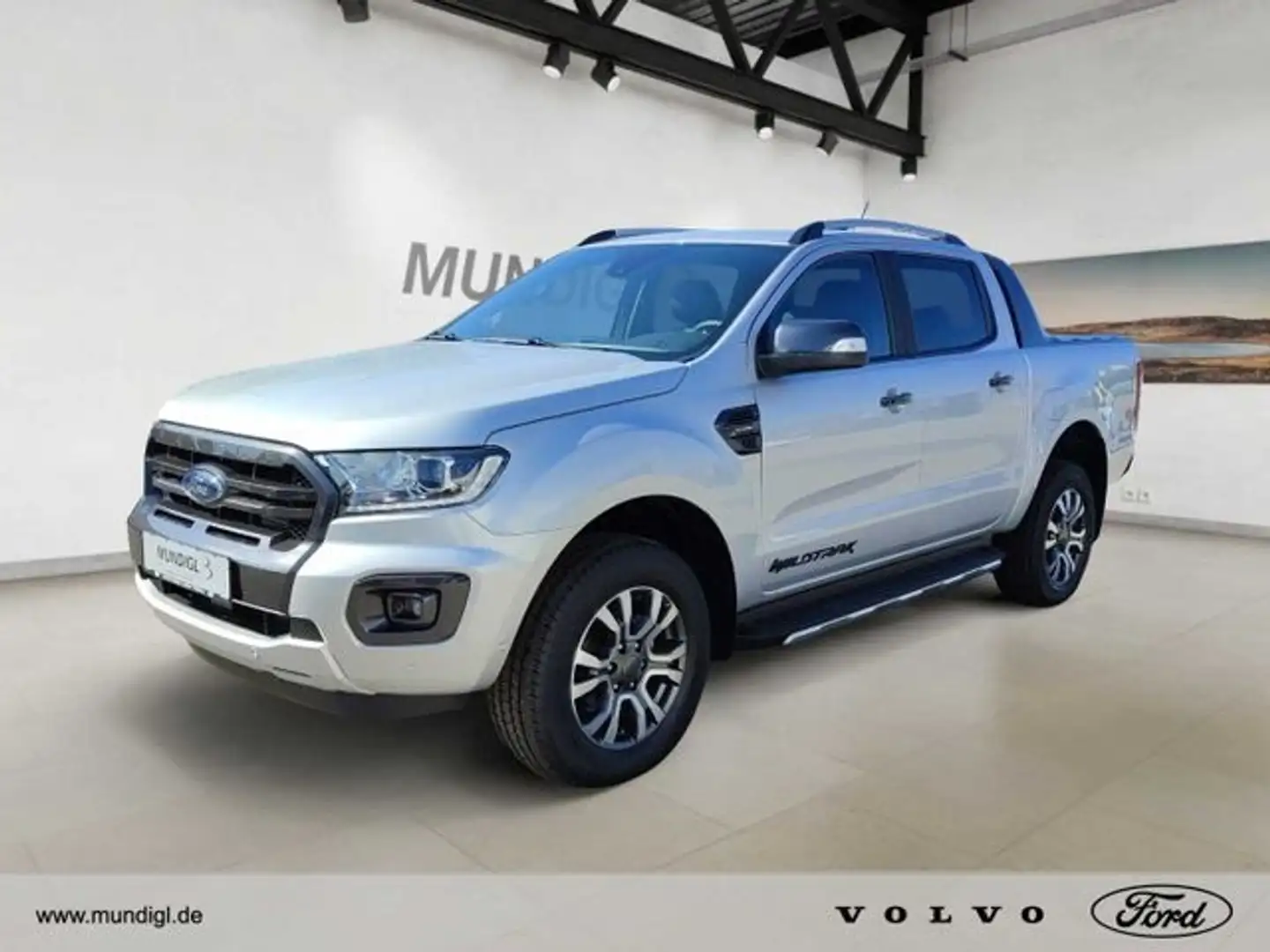 Ford Ranger DK 4x4 Wildtrak NAVI,ACC,Autom.,AHK,Klima Silber - 1