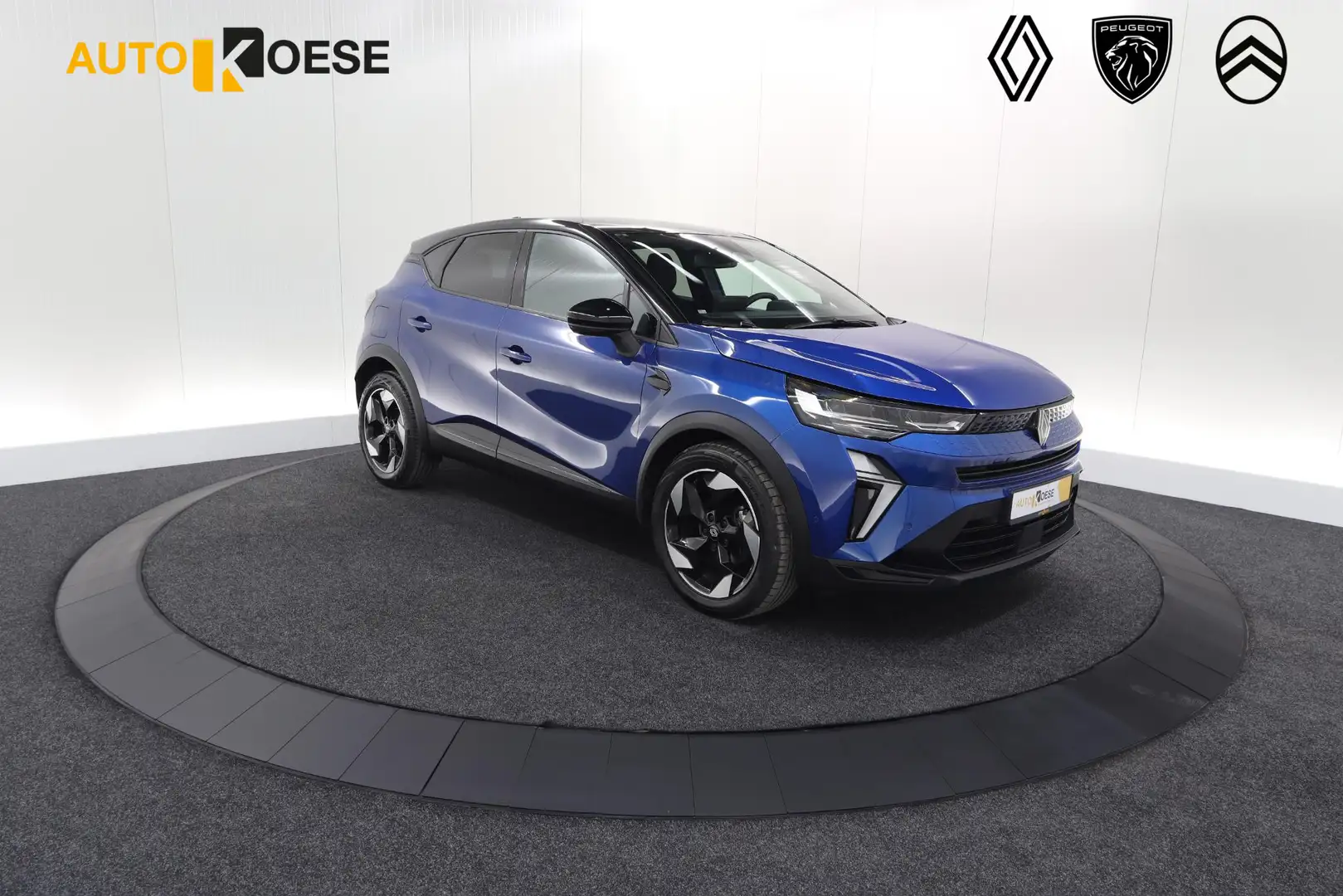 Renault Captur Mild Hybrid 160 EDC Techno | Camera | Navigatie | Blauw - 1