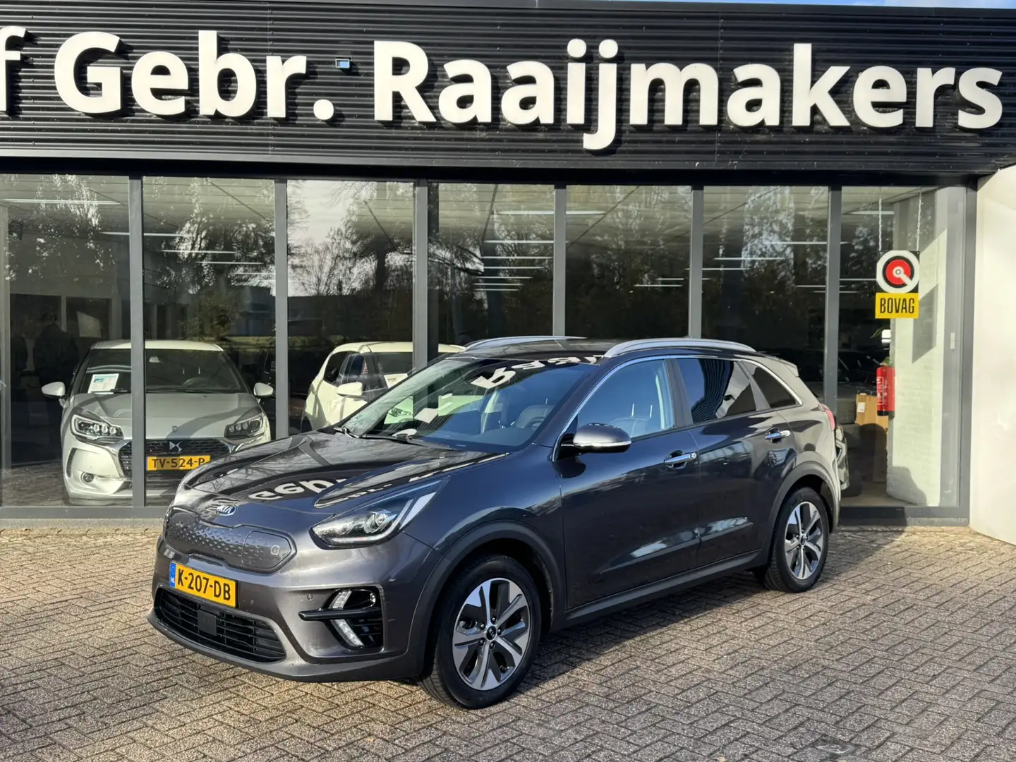 Kia e-Niro ExecutiveLine 64 kWh*100%SOH*Fase-3*14793 netto* Gris - 1