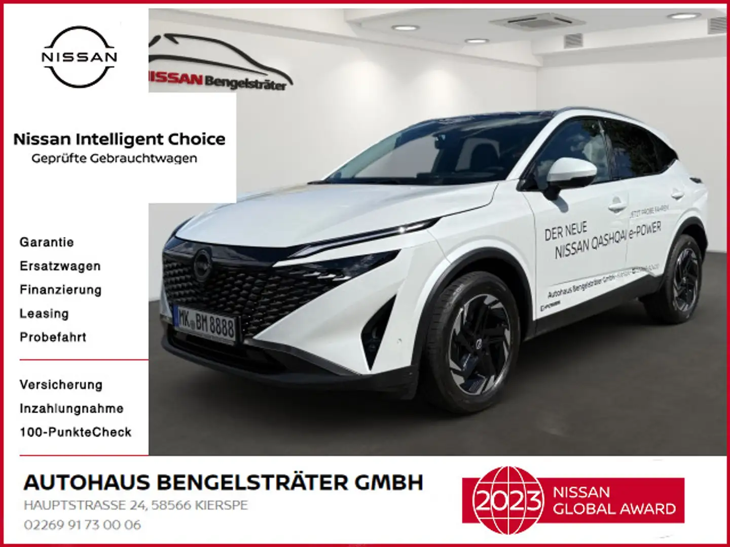 Nissan Qashqai 1.5 VC-T N-Connecta e-Power Weiß - 1