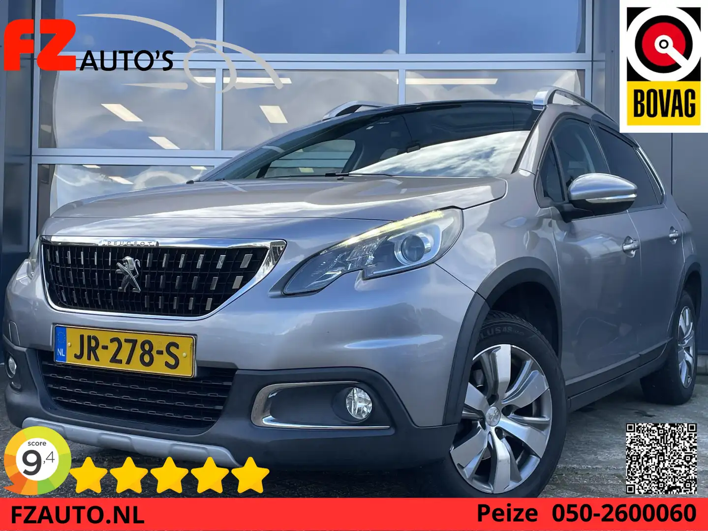 Peugeot 2008 1.2 PureTech Allure - Navigatie - Panoramadak - Cl Gris - 1
