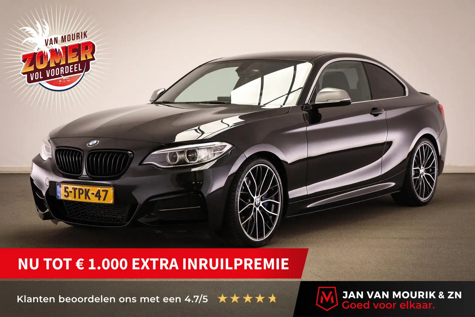 BMW 235 2-serie Coupé M235i High Executive | COMFORT PACK Zwart - 1