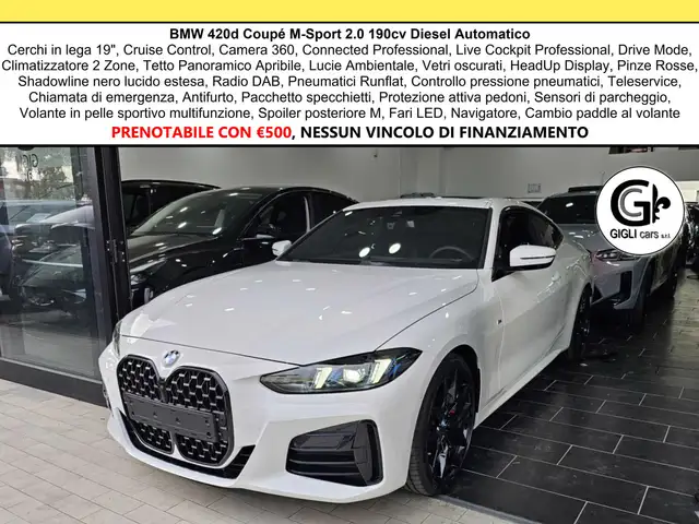 BMW 420 Mhev 48v C.19" M-Sport PRO Tetto Navi PDC NEW MODEL