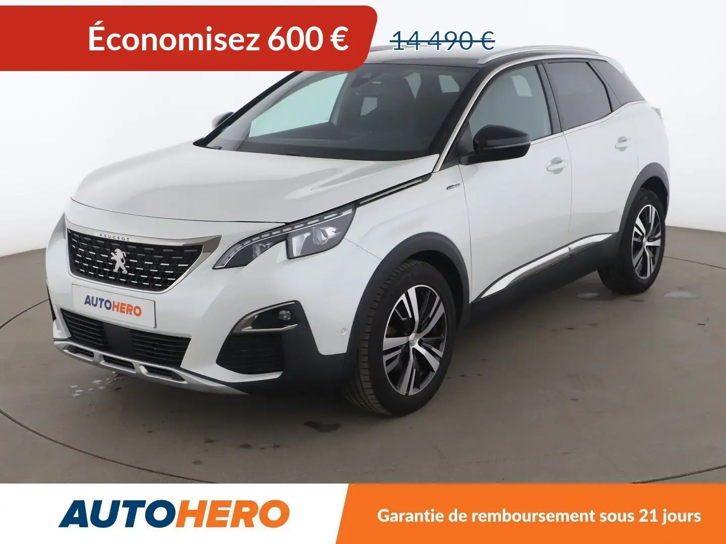 Peugeot 3008 1.2 PureTech GT Line Blanc - 1