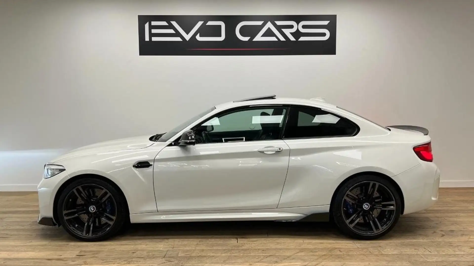 BMW M2 3.0 370 ch LCI DKG Pack carbone/ Sieges cuir électrique / CarPlay / TO / HK / Accès confort Weiß - 2
