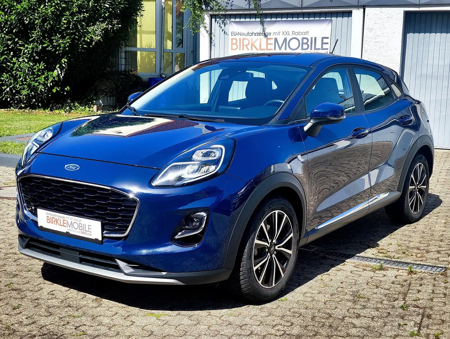 Ford Puma Puma 125PS mHEV AHK SHZ Voll-LED Tempomat Klima Bleu - 1