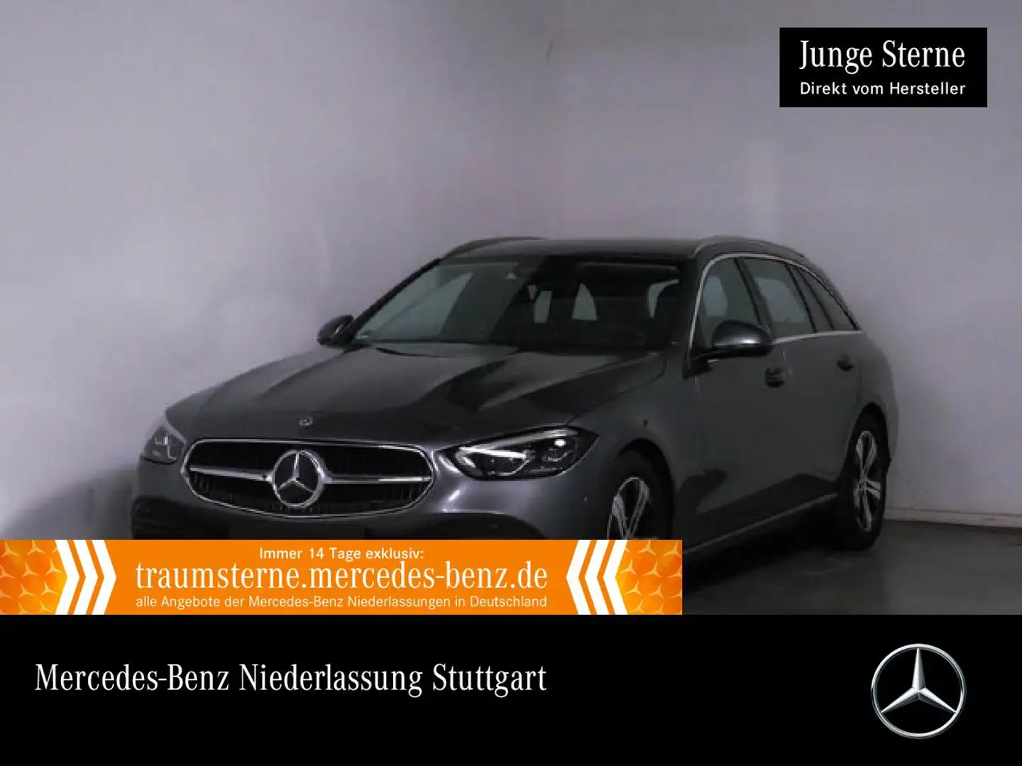 Mercedes-Benz C 180 T AVANTG+360+AHK+LED+TOTW+KEYLESS+9G Grau - 1
