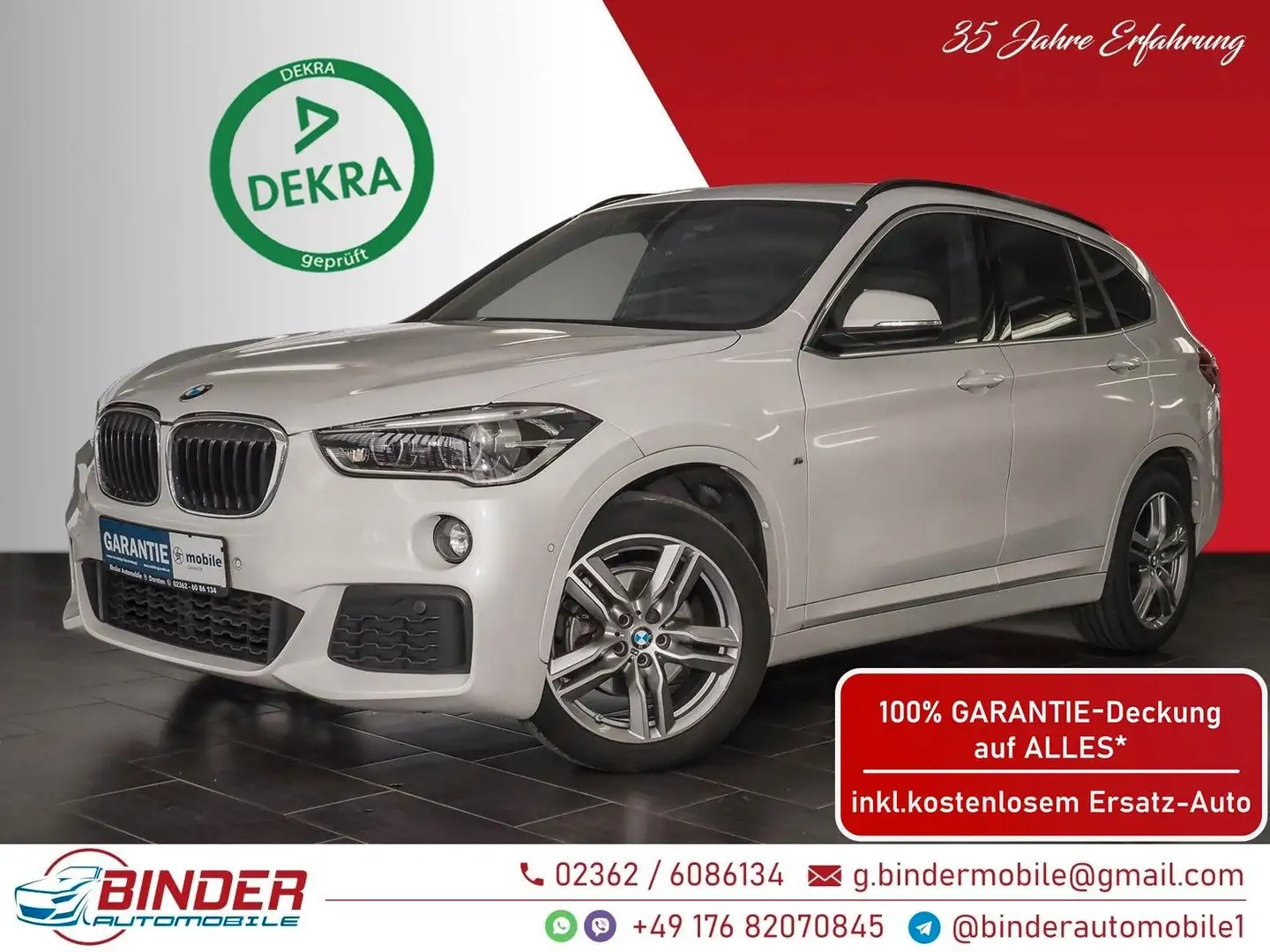 BMW X1 xDrive 18d M Sport*UNFALLFREI = BMW BERICHT* Blanc - 1