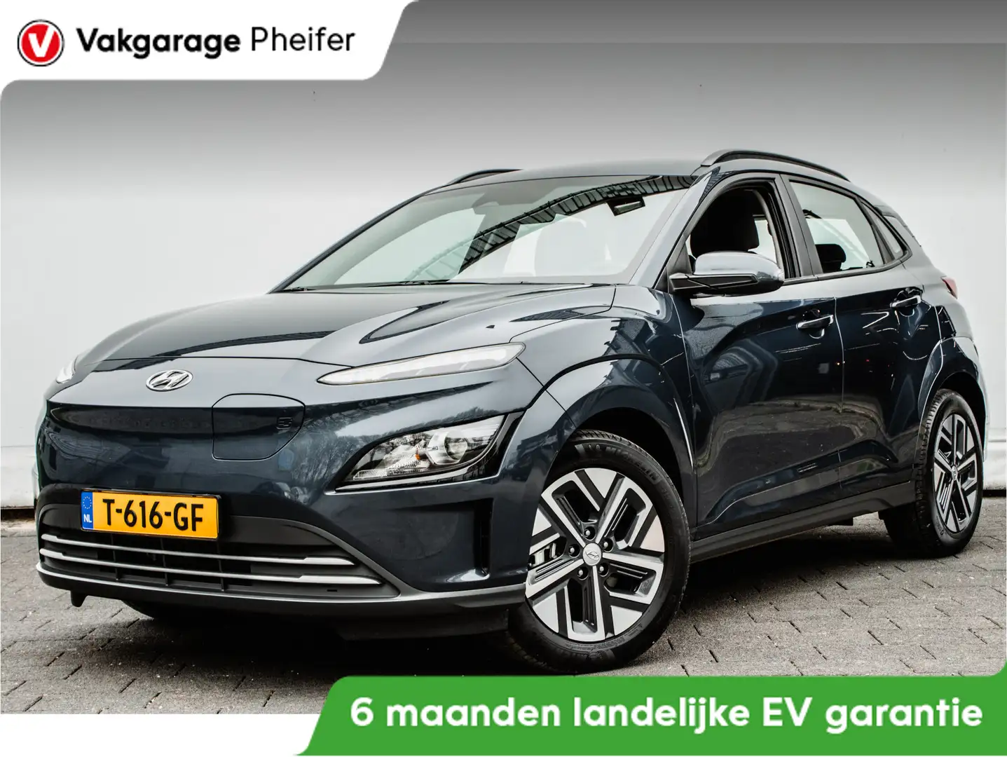 Hyundai KONA EV Comfort 39 kWh Navigatie Apps/ Cruise control/ plava - 1