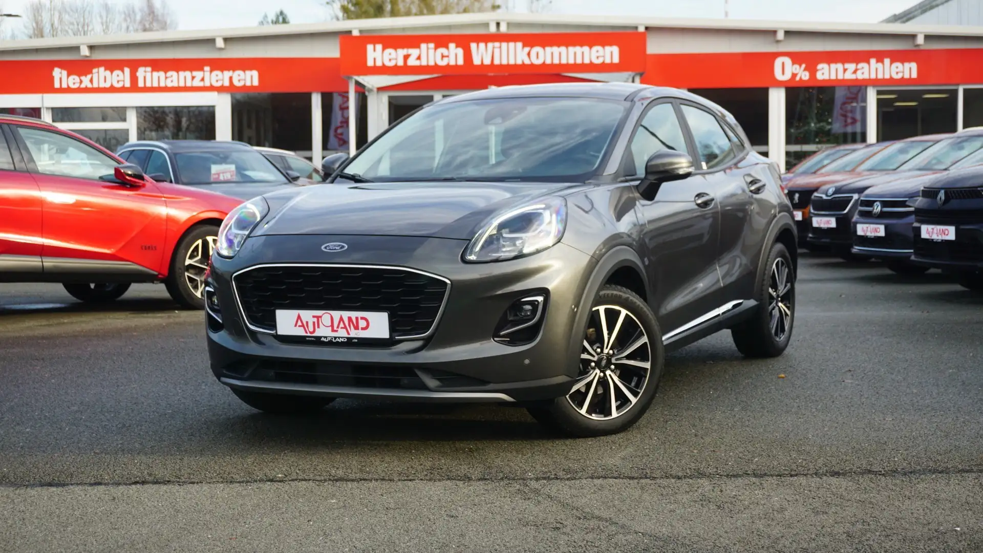 Ford Puma 1.0 M-Hybrid Titanium LED Navi AHK PDC DAB Grau - 2